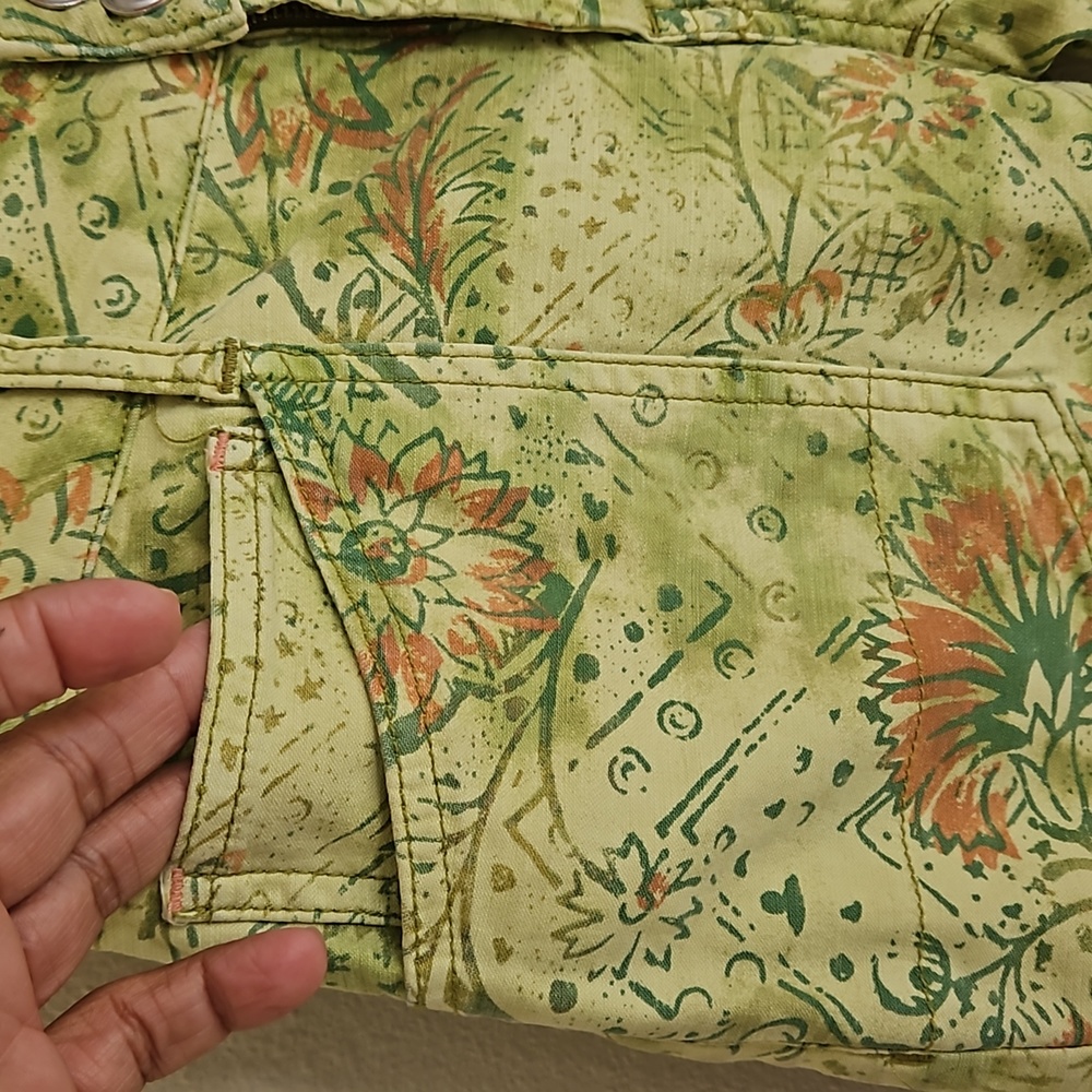 Anthropologie Pilcro The Wander low rise patchwork floral pants  women's… - Picture 4 of 12
